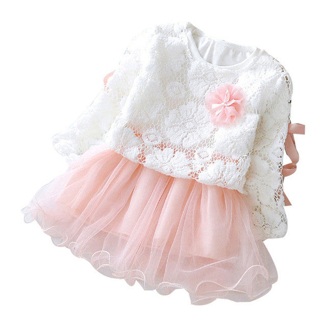 Baby Girl Dress 2017 New Princess Infant Party Dresses for Girls Autumn Kids tutu Dress Baby Clothing Toddler Girl Clothes